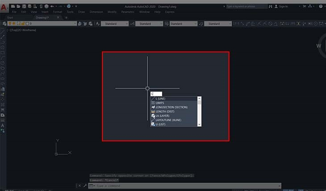 Khởi động lại AutoCAD