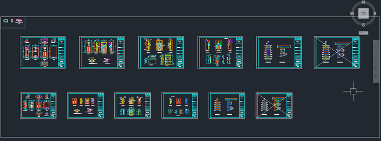 Tổng quan các bản vẽ tủ điện đa dạng trên phần mềm AutoCAD