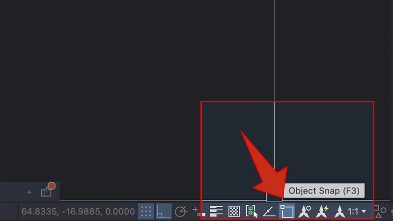 Bật/Tắt Object Snap