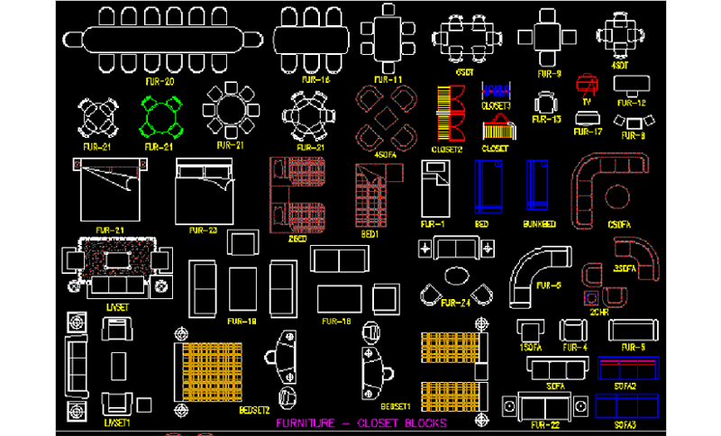 Block trong AutoCAD